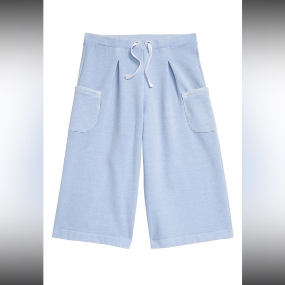 Open Edit Wide Leg Cozy Sweatpants in Blue Size 5 kids